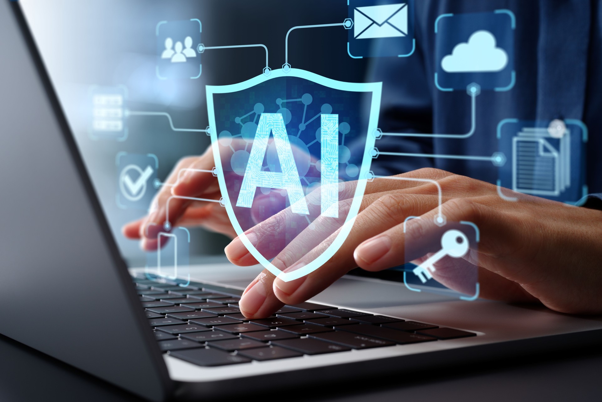 AI security and automated threat response. Artificial intelligence powered detection and prediction.