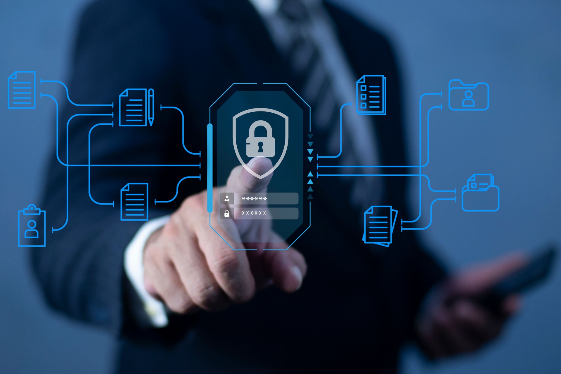 Document management system (DMS). Data encryption. protecting user privacy and potential impact of emerging technologies on future threats. Online documentation database and digital file storage.